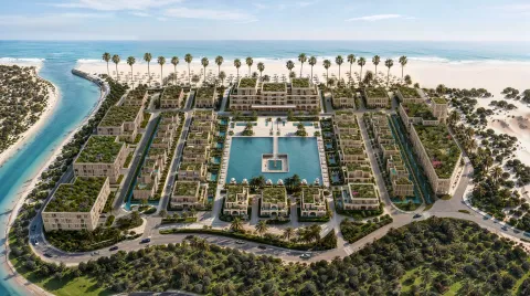 Aerial masterplan view of Mira Ocean Estates